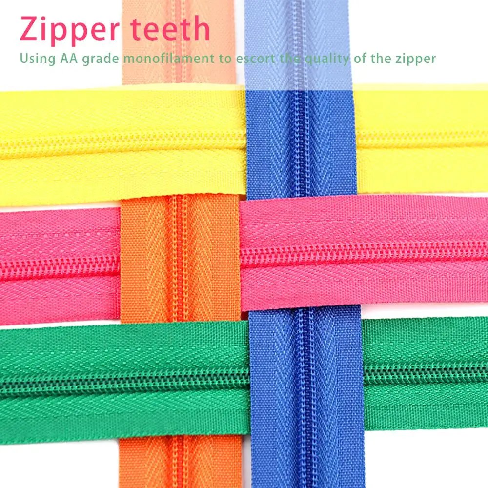 Professional Grade Invisible Zippers for Bespoke Tailoring & Fashion (100Piece Random colours) thumbnail 2
