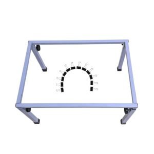 Heavy-Duty Rectangular Aari Embroidery Cot Stand 16x24"
