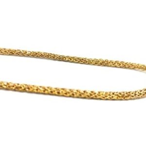 LECRAFT -Gold DORI LACE (20MTR) ZARI DORI Material for HANGINGS, LATKAN, Dupatta, Bridal Dresses, Saree, Lehangas, Palazzo, Anarkali Suits, Blouses.