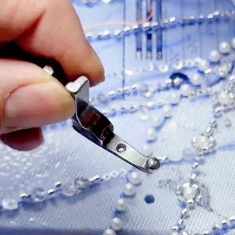 Pearl_sequins_presser_foot_wedding_dress_fashion_fabric_without_knocki (1Piece) thumbnail 5