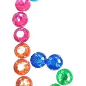 LECRAFT 12 Cut Round Flatback Two Holes Sew-On Rhinestone Crystals Acrylic Beads,Kundan Stone with Hole for Sewing Modal Jewellery Making Embroidery and Craft Work ( 6 MM / 1000 pc /voliet )