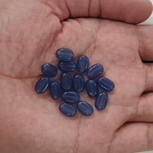 LECRAFT-A Wide Variety of Embroidery Tablet Beads for All Your Craft Needs Pack of 100pc (Navy Blue)