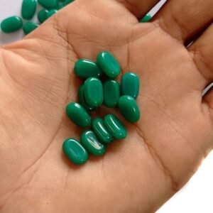 LECRAFT-A Wide Variety of Embroidery Tablet Beads for All Your Craft Needs Pack of 100pc (Green)