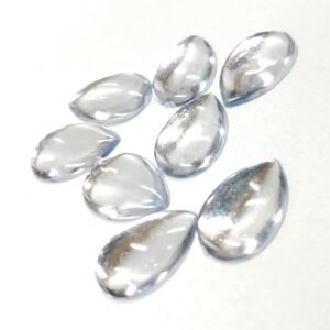 LECRAFT- Drop Pestable Acrylic Kundan Stone’s for Jewellry/ maggam Work / Decorations & Craft Drop 13 X18 / 140 pc Clean