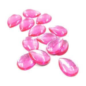 LECRAFT- Drop Pestable Acrylic Kundan Stone s for Jewellry/ maggam Work / Decorations & Craft Drop 13 X18 / 140 pc Baby Pink