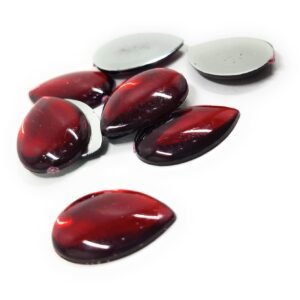 LECRAFT- Drop Pestable Acrylic Kundan Stone s for Jewellry/ maggam Work / Decorations & Craft Drop 13 X18 / 140 pc Marron