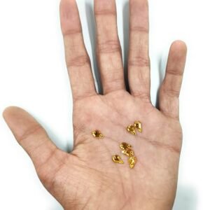 LECRAFT Drop Flatback Two Holes Sew-On Rhinestone Crystals Acrylic Beads,Kundan Stone with Hole for Sewing Modal Jewellery Making Embroidery and Craft Work (Drop/8X4/2000PC/ Orange )