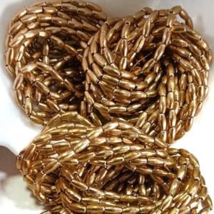 Unleash Your Creativity with Aari Dull Gold Beads - Ideas and Inspiration Eye Shap 2bunch (6mm(30line))