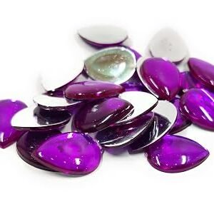 LECRAFT- Drop Pestable Acrylic Kundan Stone s for Jewellry/ maggam Work / Decorations & Craft Drop 13 X18 / 140 pc VOLITE