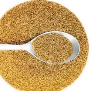 Lecraft Micro Beads- Embroidery Material for Aari Work 100 G (0.01 MM Micro, Gold)