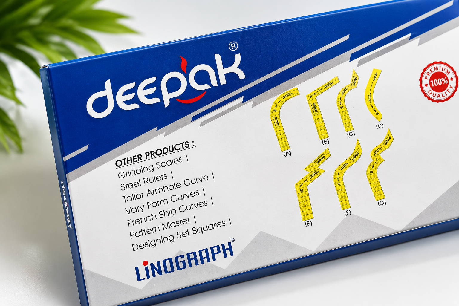 Deepak Neck Design Templates Set of 7 (#D5029) – Neckline Tracing Scales for Aari, Maggam, Tailoring & Embroidery thumbnail 2