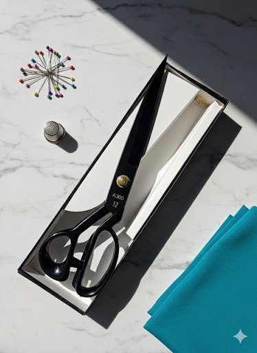 ✂️ KingSun ZINZONG Professional Heavy-Duty Tailor's Shears (12") thumbnail 2