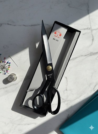 MAGIC MK-300 / 12" Professional Tailoring Scissors thumbnail 2