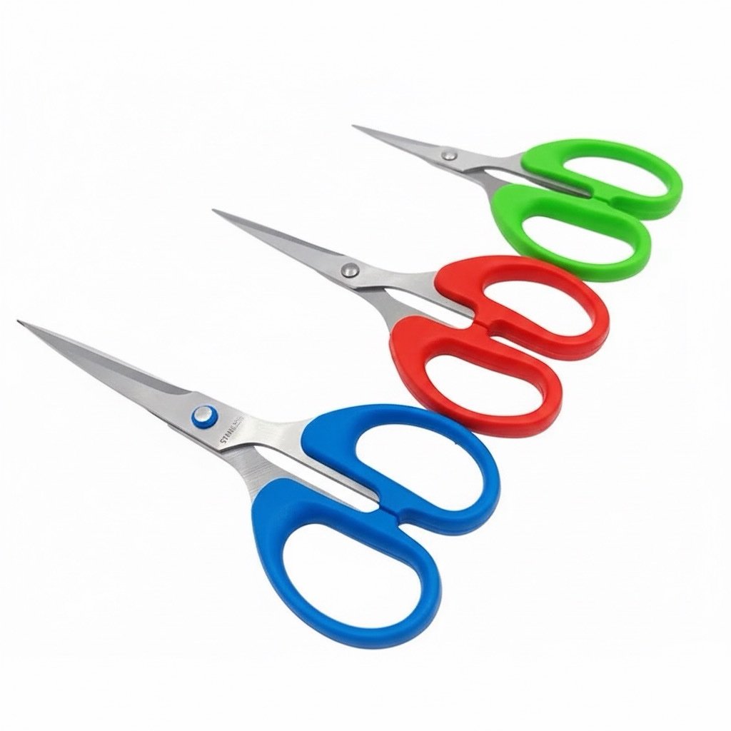 ✂️ Stainless Steel Scissor(002-6.5”/166mm)(1Piece) thumbnail 2