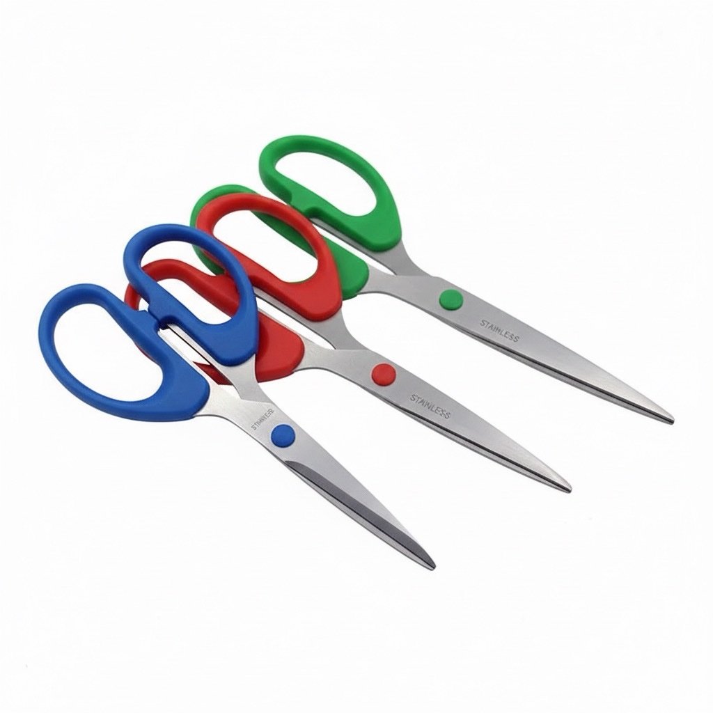 ✂️ Stainless Steel Scissor(002-6.5”/166mm)(1Piece) thumbnail 3