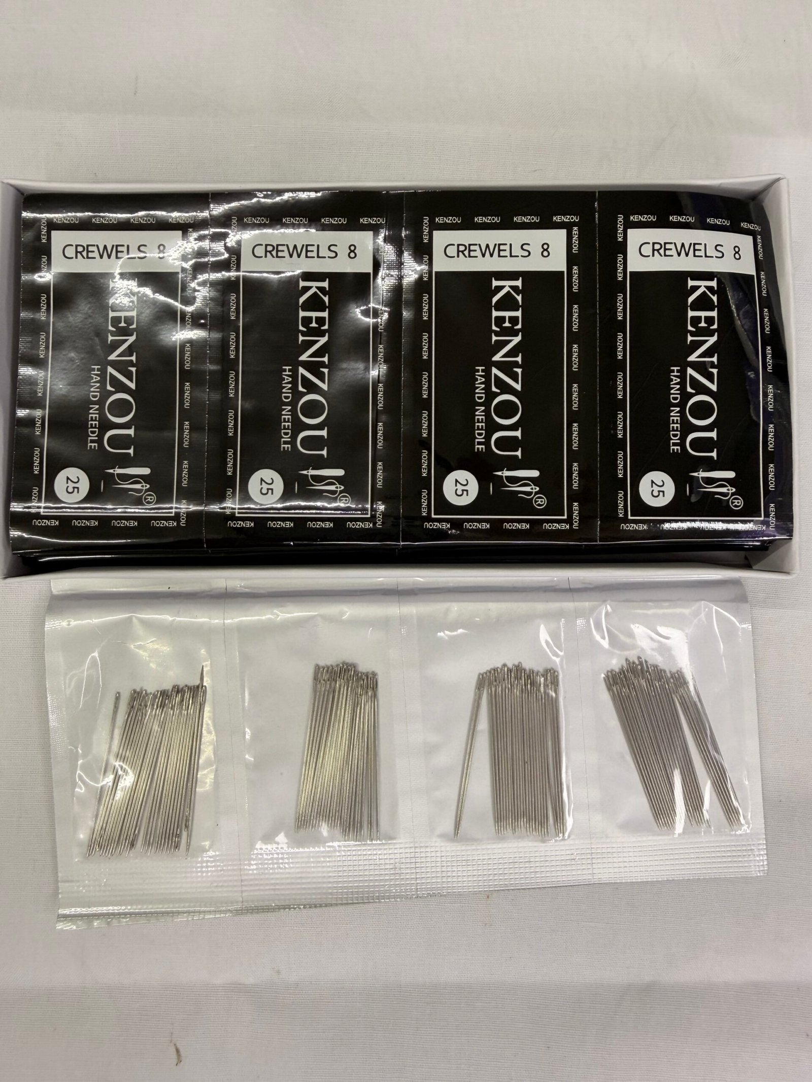 KENZOUI Hand Sewing Needle Set - Assorted Sizes for All Fabric and Craft Projects(1Pack-25Needles) thumbnail 2