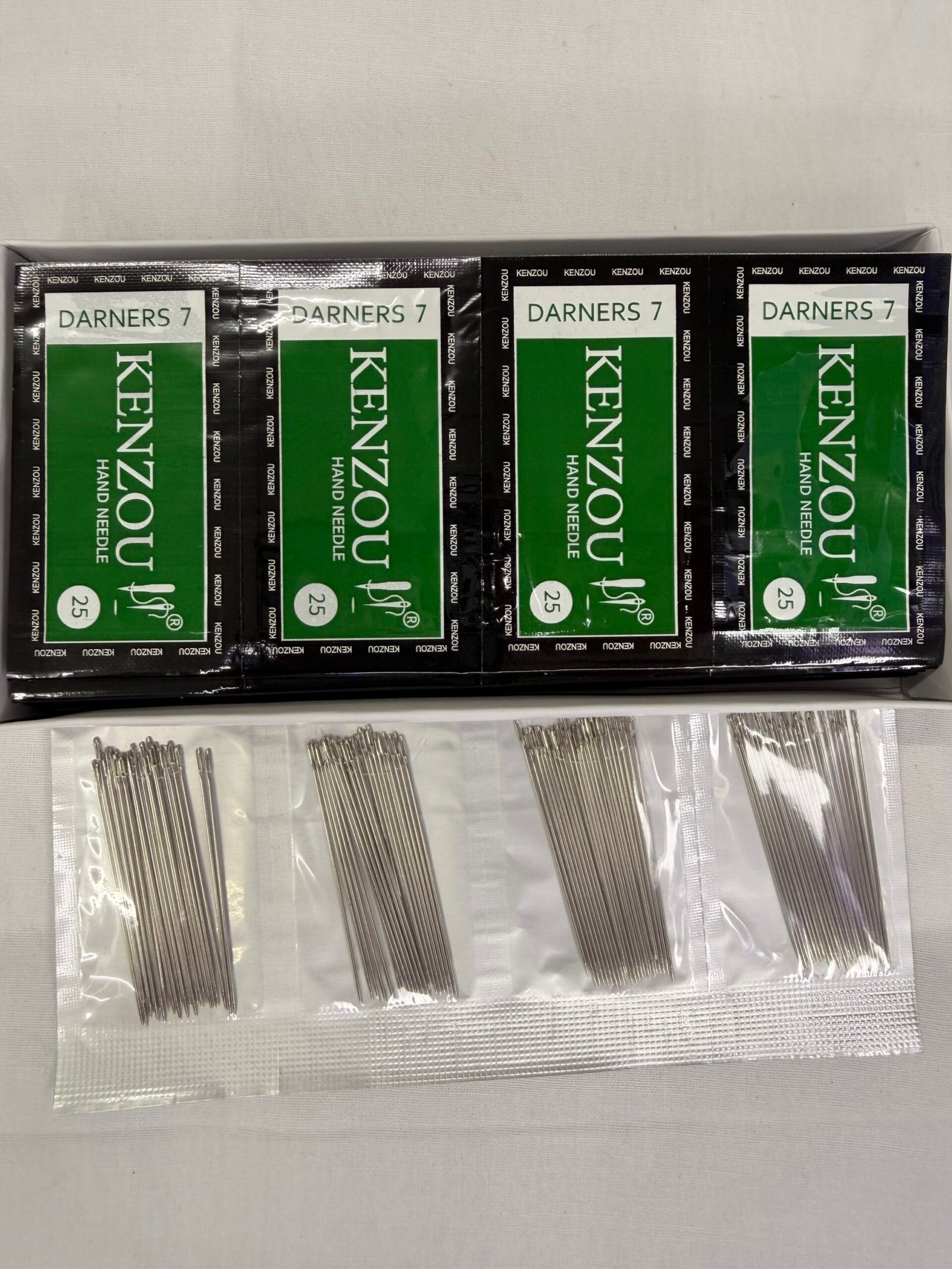 KENZOUI Hand Sewing Needle Set - Assorted Sizes for All Fabric and Craft Projects(4Packs-25Needles of each pack) thumbnail 2