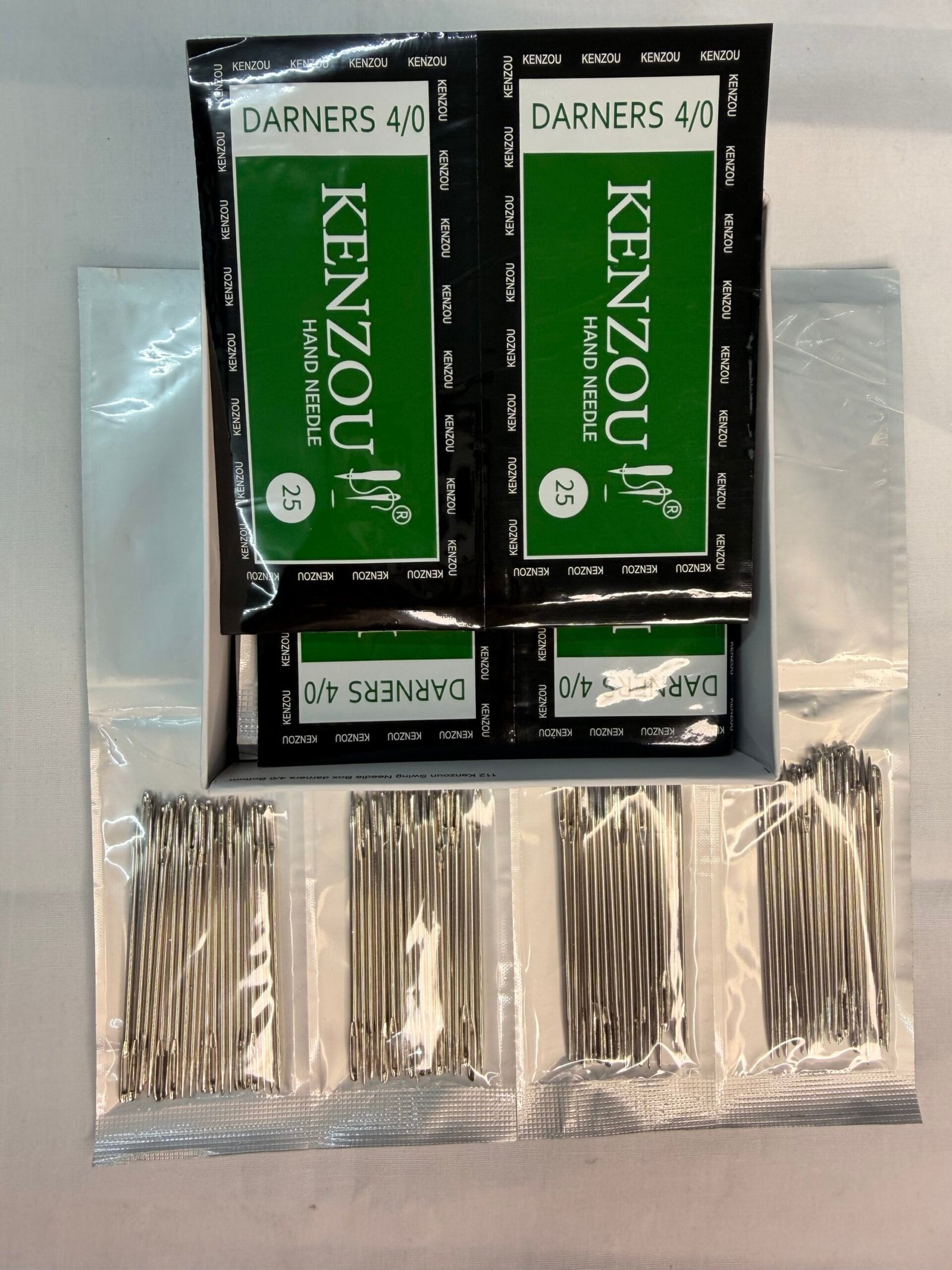 💚 KENZOU Hand Sewing Needles - Darner's 4/0 Size (40 Packs -25Needles of each pack) thumbnail 2