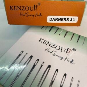 🧵 KENZOU Hand Sewing Needles - Darner's 3½" Set(4 packs - 25 Needles in each pack)