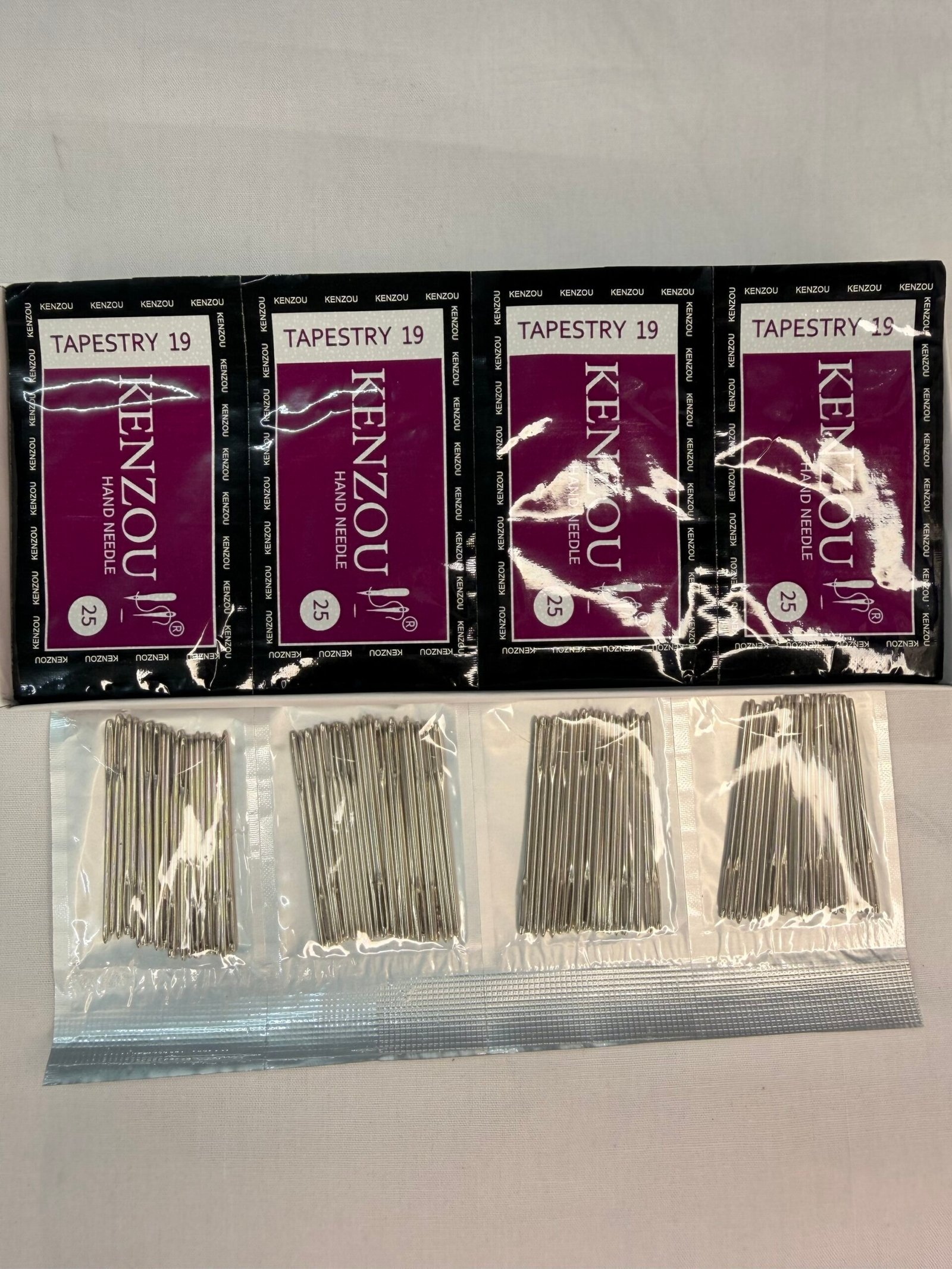 📍 KENZOUI Tapestry Hand Sewing Needles, Size 19 (1Pack-25Needles) thumbnail 2