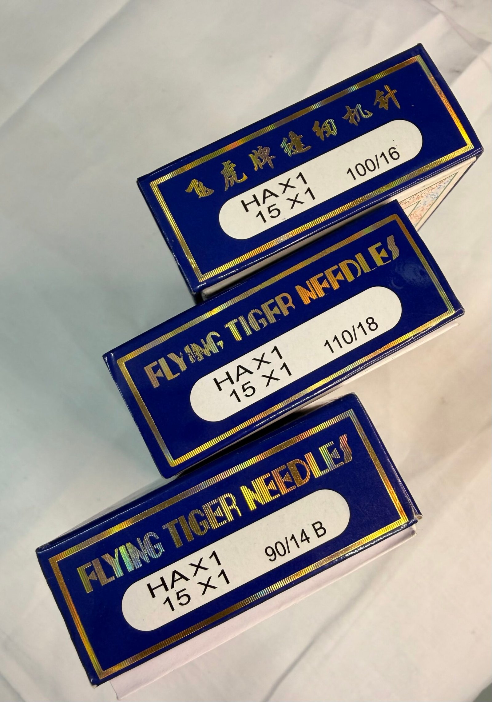 🧵 FLYING TIGER HA x 1 (15x1) 90/14 Household/Home Sewing Machine Needles (1Pack-10Needles) thumbnail 2
