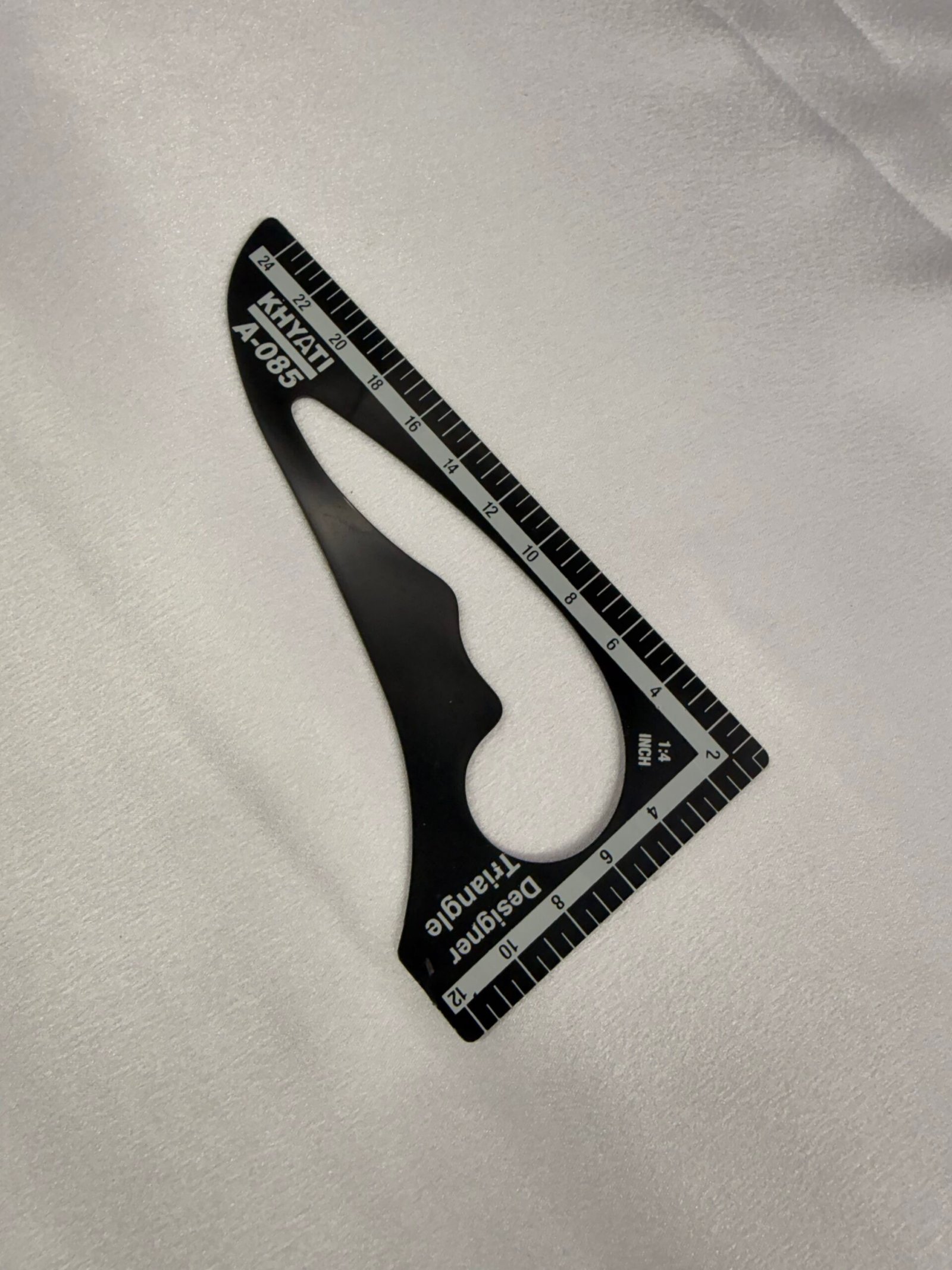 📐 Designer Triangle Ruler (Khyati A-085) thumbnail 3
