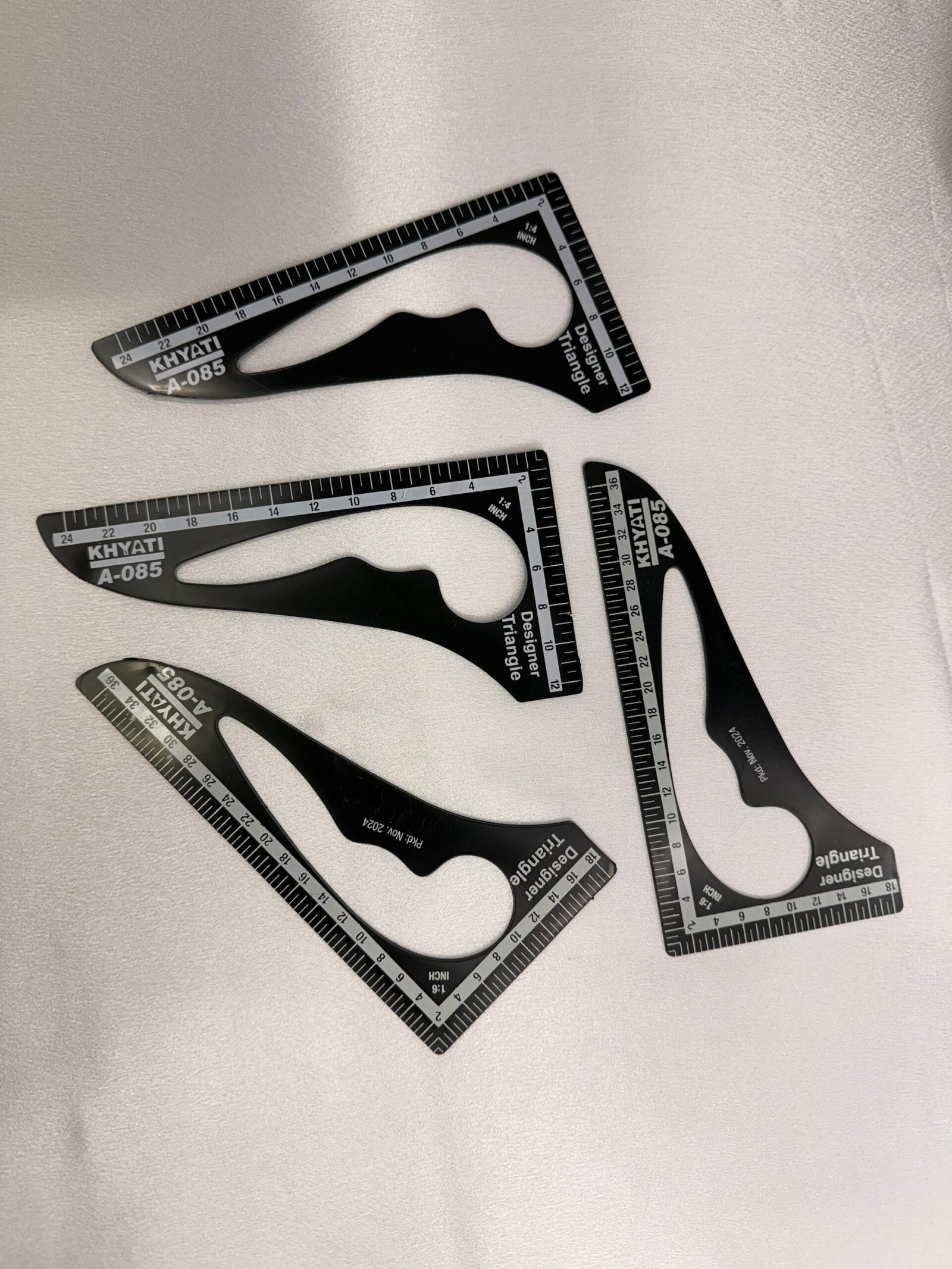 📐 Designer Triangle Ruler (Khyati A-085) thumbnail 2