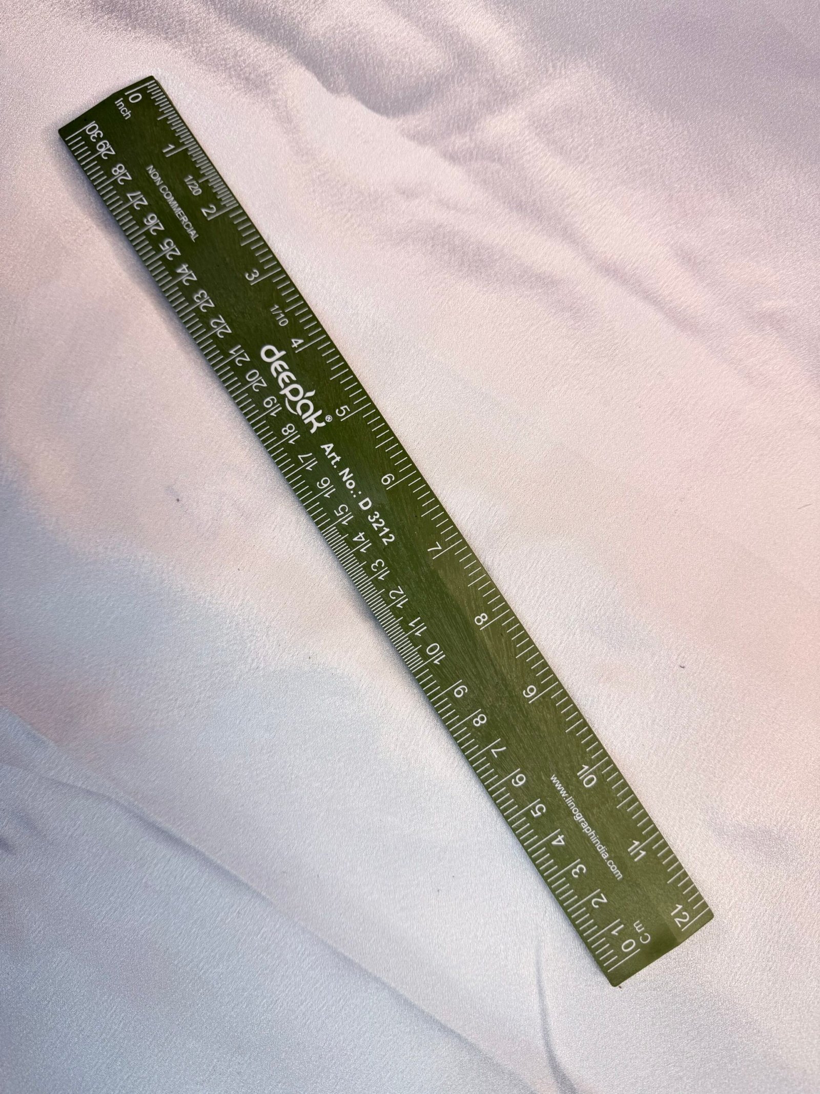 Deepak 12-Inch / 30cm Green Drafting Scale thumbnail 2