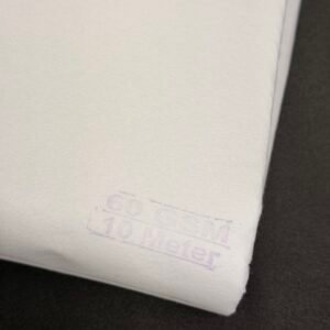 NMO-JIO Professional White Paper Canvas – Stiffening Patti Roll 60GSM 10M
