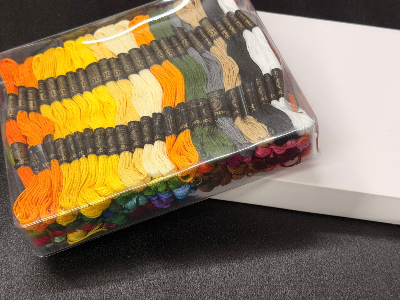Premium Multi-Color Embroidery Floss Set – 100 Skeins of High-Quality Cotton Stranded Thread for Cross-Stitch and DIY Crafts (J-1 SAHELI , W1-1000) thumbnail 2