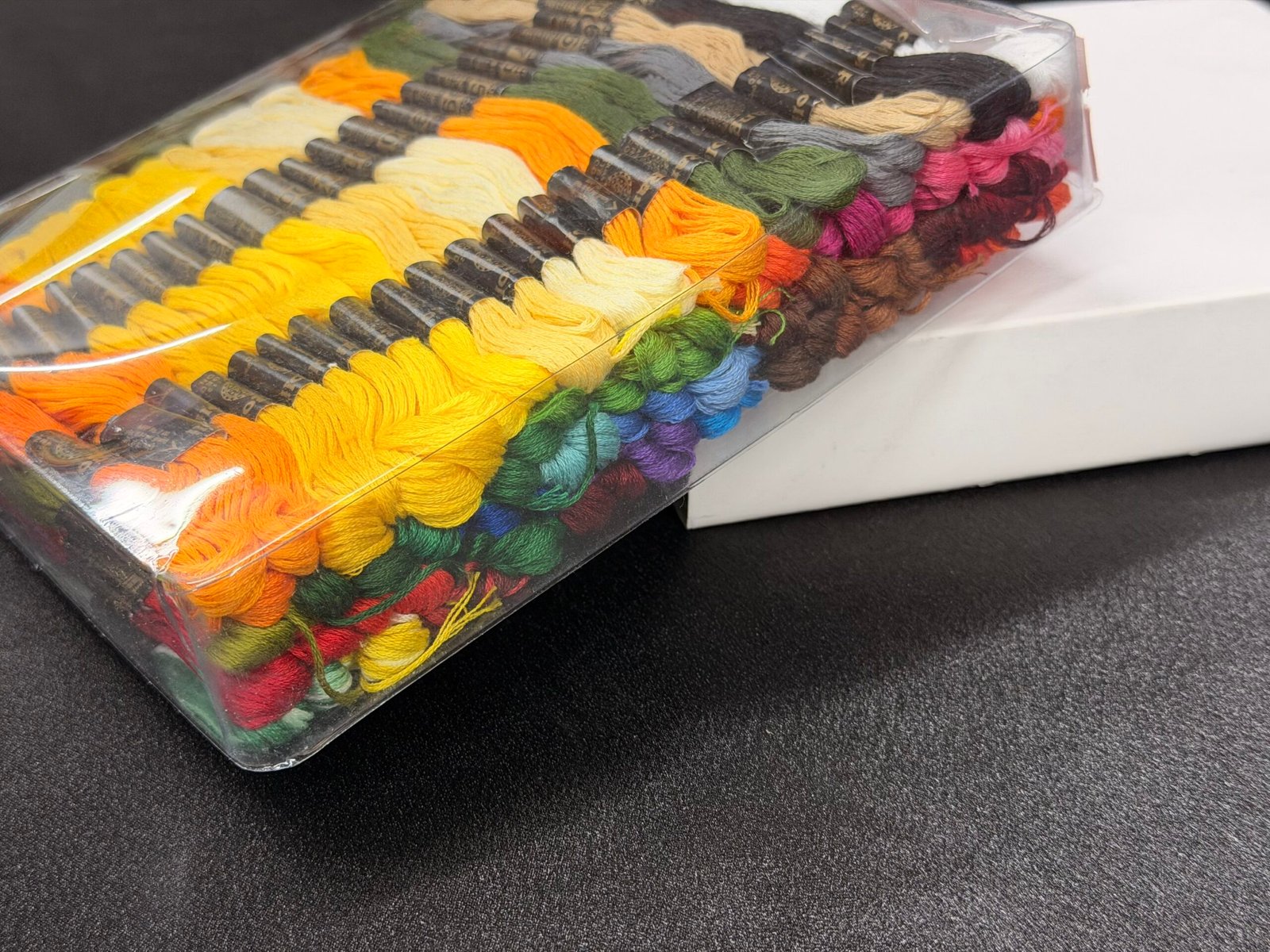 Premium Multi-Color Embroidery Floss Set – 100 Skeins of High-Quality Cotton Stranded Thread for Cross-Stitch and DIY Crafts (J-1 SAHELI , W1-1000) thumbnail 3