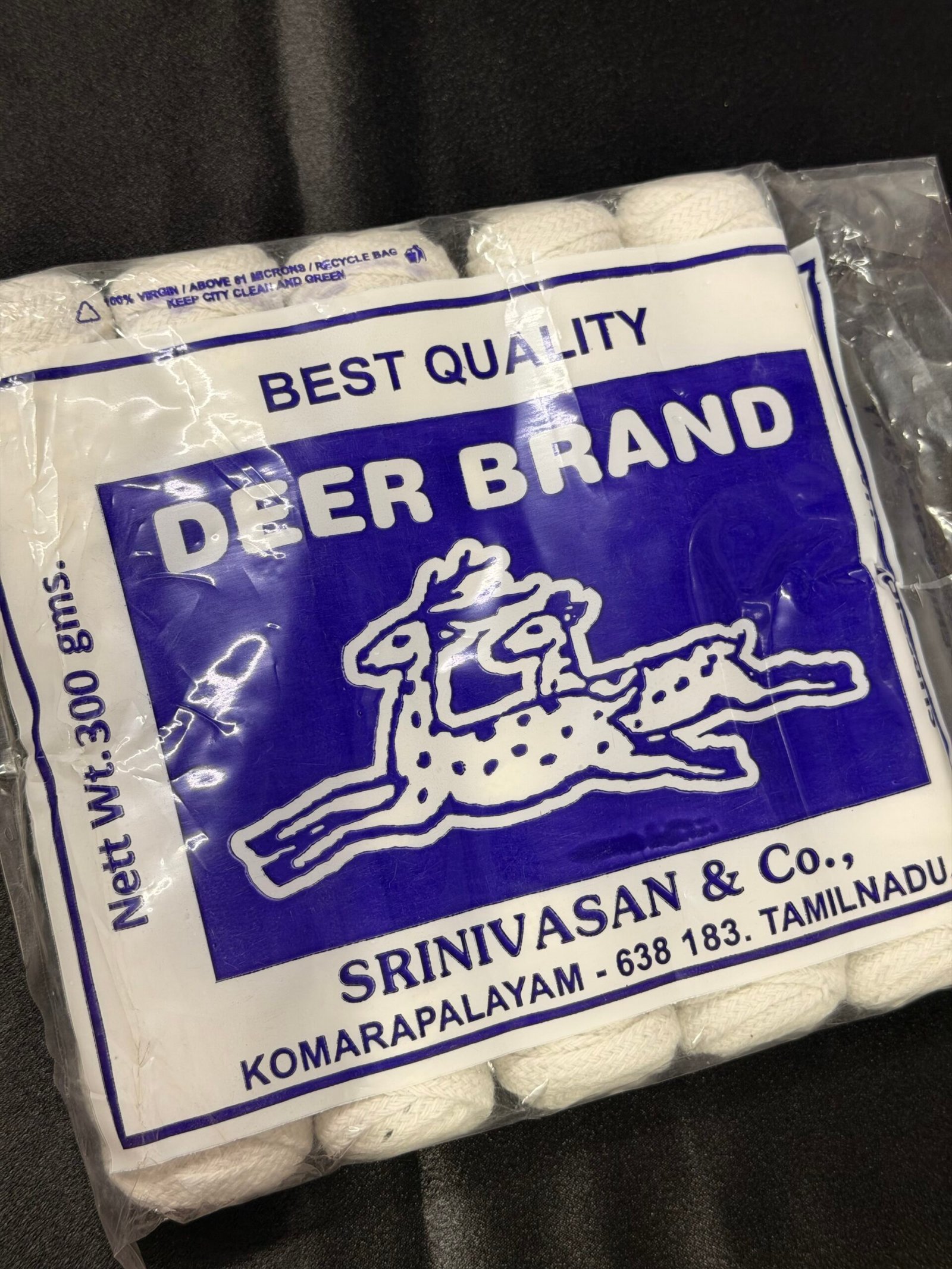 Deer Brand Best Quality Cotton Twine – 300g Bulk Pack for Industrial Sewing, Upholstery, and Crafting thumbnail 3