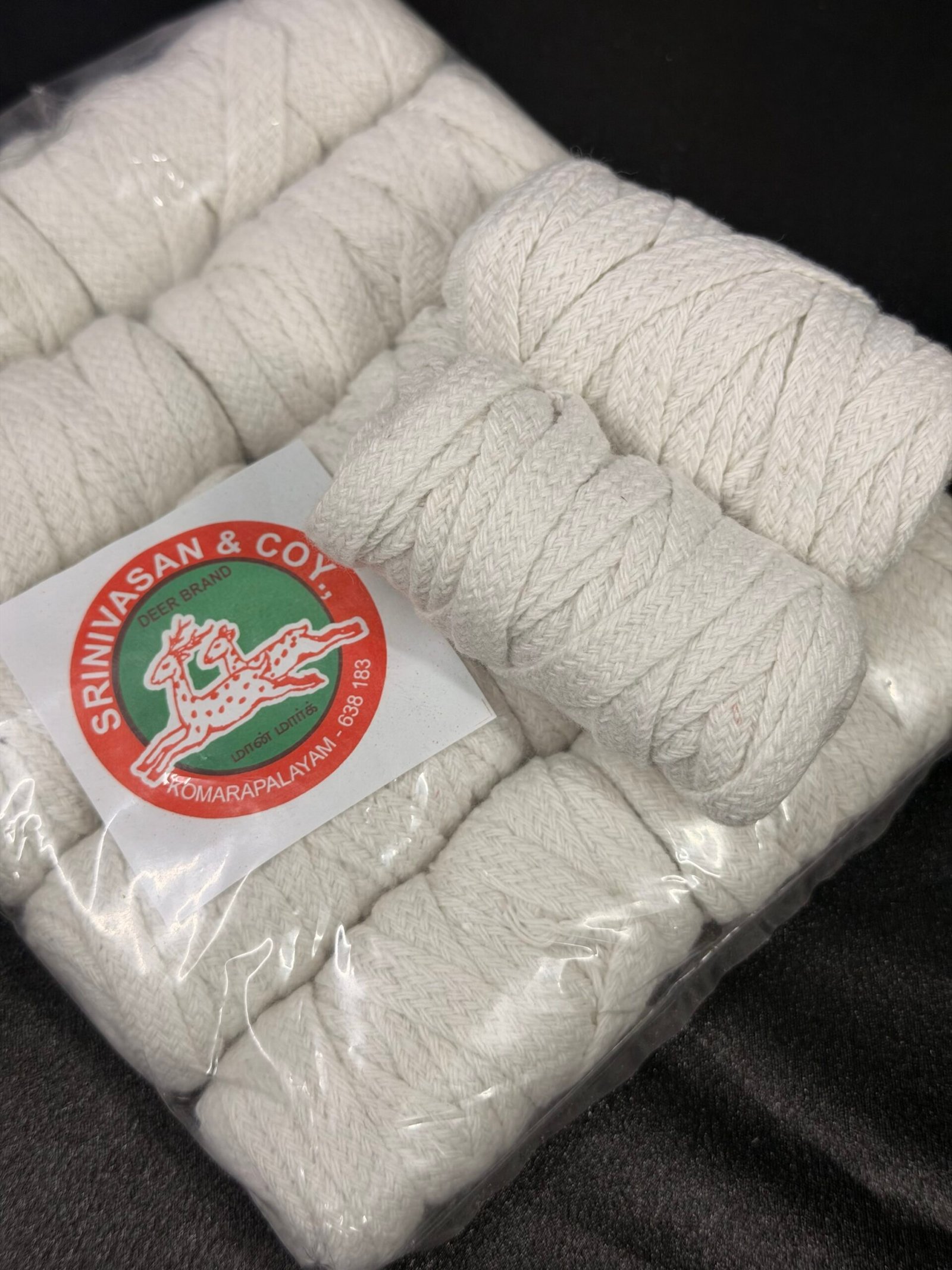 Deer Brand Premium White Cotton Wick Bundles (Pack of 10) thumbnail 2