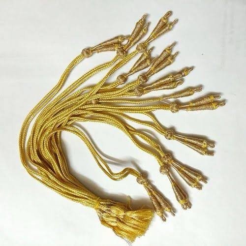 Premium Gold Silk Dori Necklace Cords with Lobster Claw Clasps – Pack of 12 Adjustable Braided Thread Strings for Jewelry Making & DIY Necklaces thumbnail 2