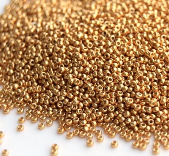 Simba Original Gold Sugar/Seed Beads (1Pack-450g) thumbnail 2