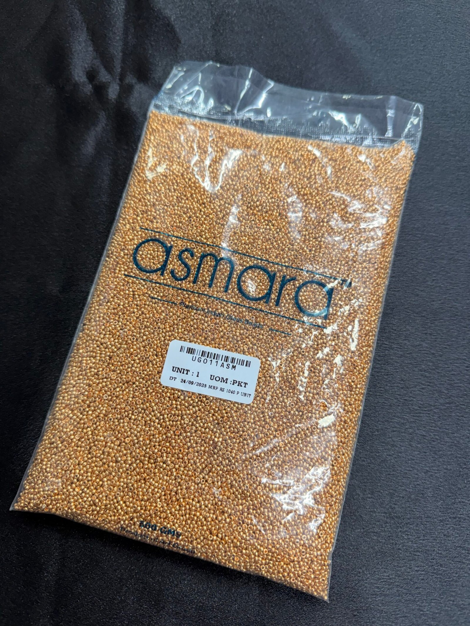 Asmara Premium Gold Seed Beads/Sugar beads(1Pack-500g) thumbnail 2