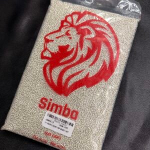 Simba Premium Silver Glass Seed /Sugar Beads - 500g Bulk Pack