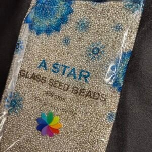 A-STAR Silver Glass Seed /SugarBeads - 450g