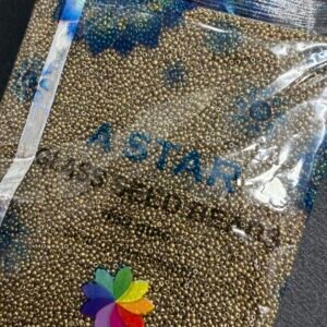 A-STAR Antique Gold Glass Seed/Sugar Beads - 450g Pack