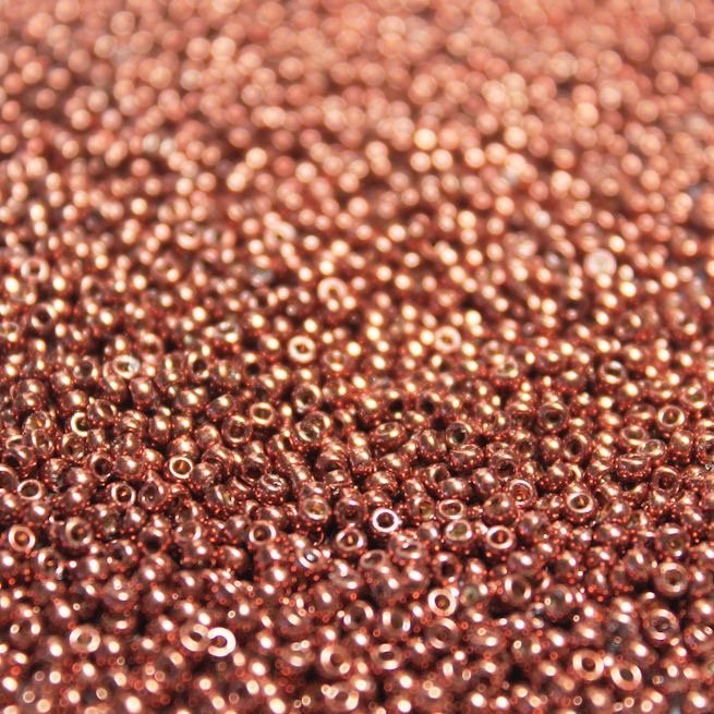 Presto Premium Metallic Copper Glass Seed Beads(1Pack-450g) thumbnail 2