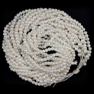 LeCraft Royal Premium Pearl Round Beads (1.5mm)(100Beads x 12Lines per bunch)(5Bunch)