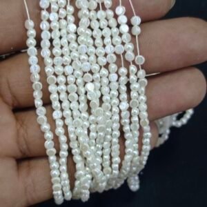 Lecraft Royal Premium Half-Round Flat-Back Pearls – Professional Embroidery & Craft Edition(3mm)(100Beads x 12Lines per bunch)
