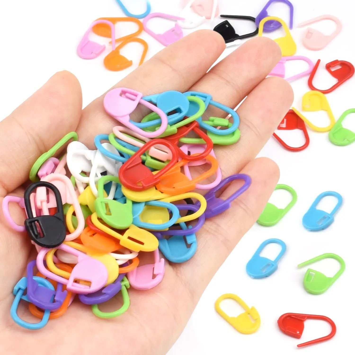 Multicolor Knitting Markers (20 pack each with 5 piece) thumbnail 2