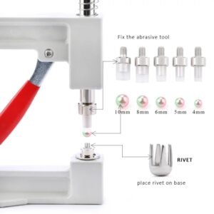 🧵 Pearl Setting Machine/Hand Press Tool