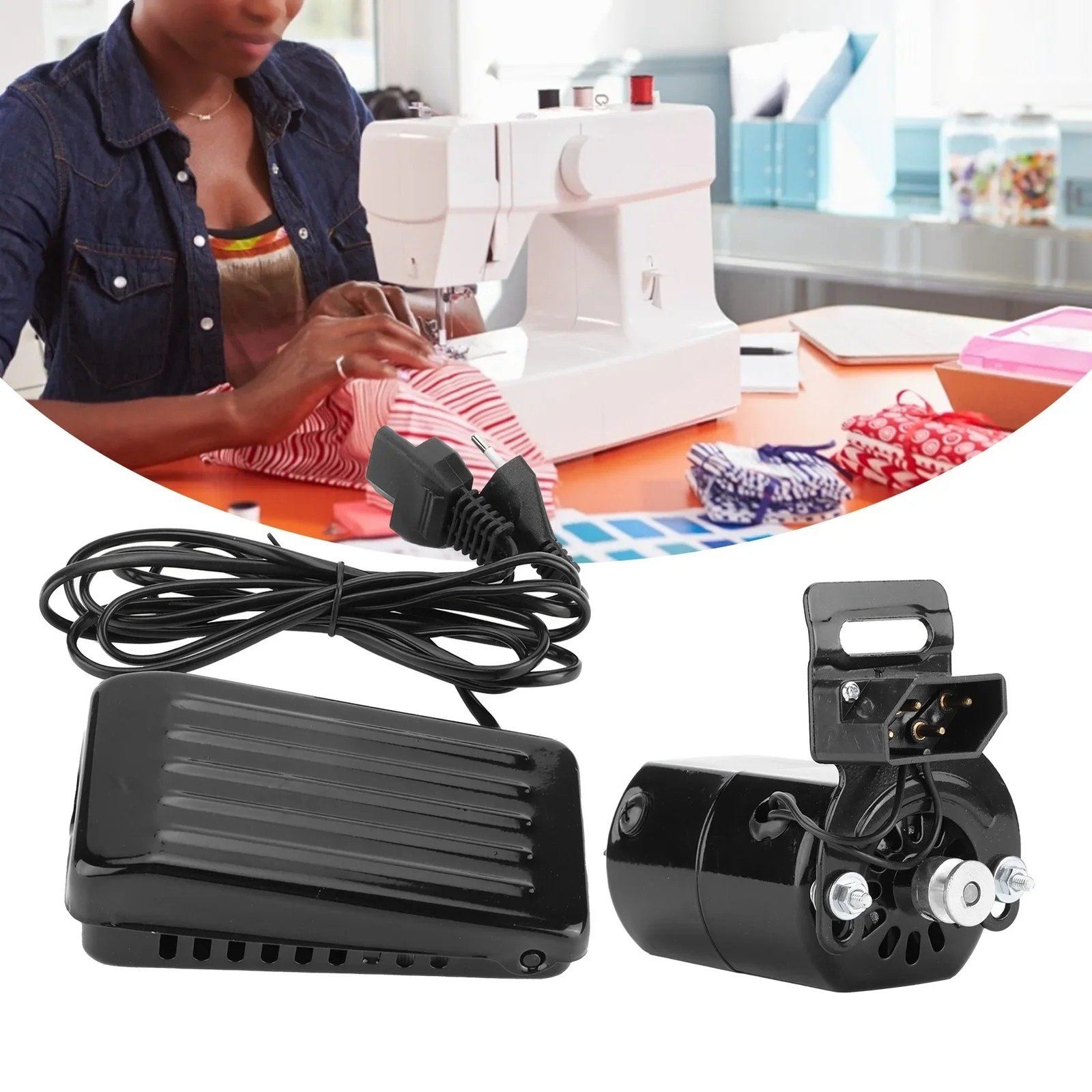 Yoke 🧵 Sewing Machine Motor & Foot Pedal Control Kit thumbnail 2