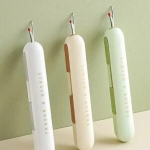 2-in-1 Ergonomic Automatic Needle Threader and Seam Ripper Tool ( 1 Piece )