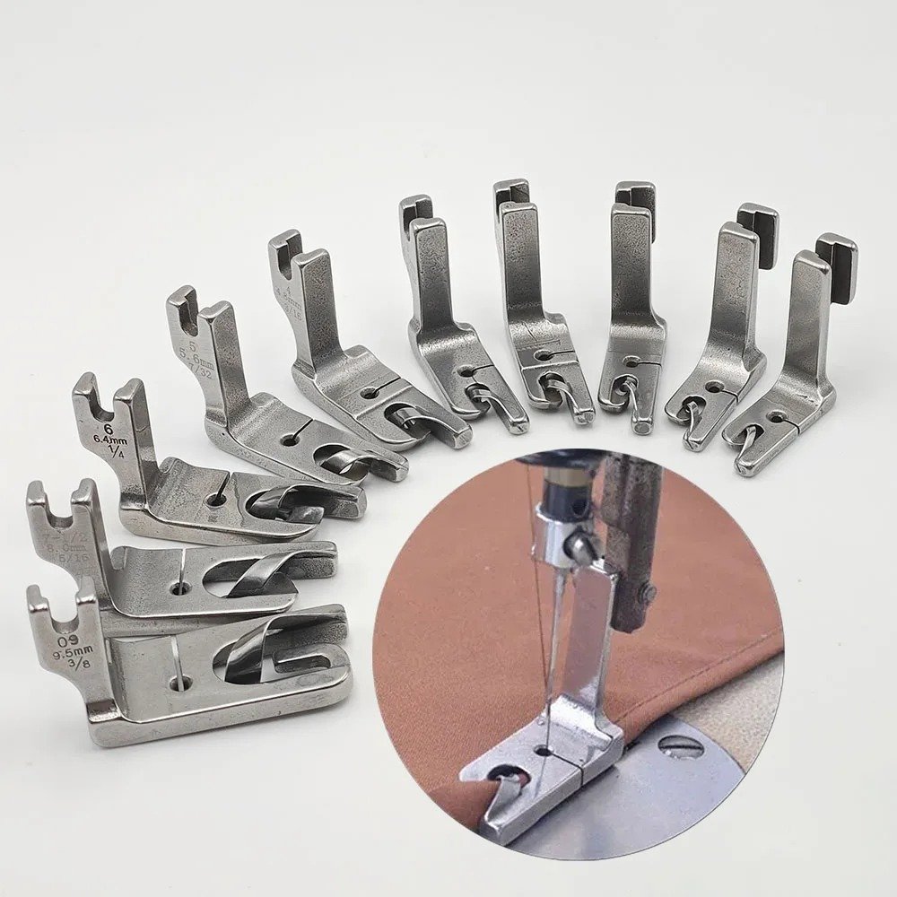 🧵 Professional Industrial Sewing Machine Pico Footer/Rolled hem presser foot (2-1/2-3.2mm-1/8) thumbnail 4