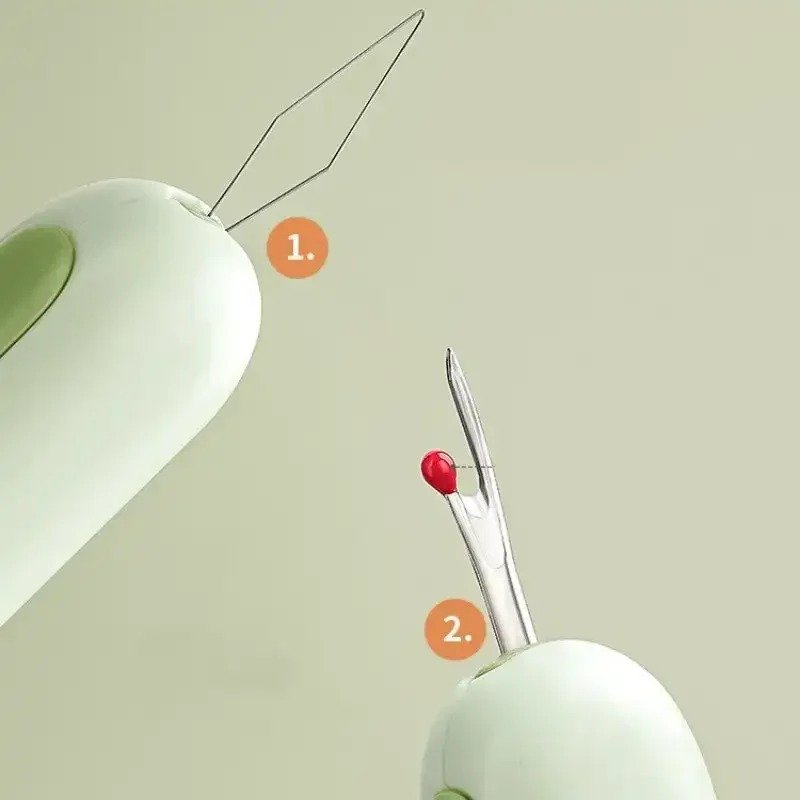 2-in-1 Ergonomic Automatic Needle Threader and Seam Ripper Tool ( 1 Piece ) thumbnail 2