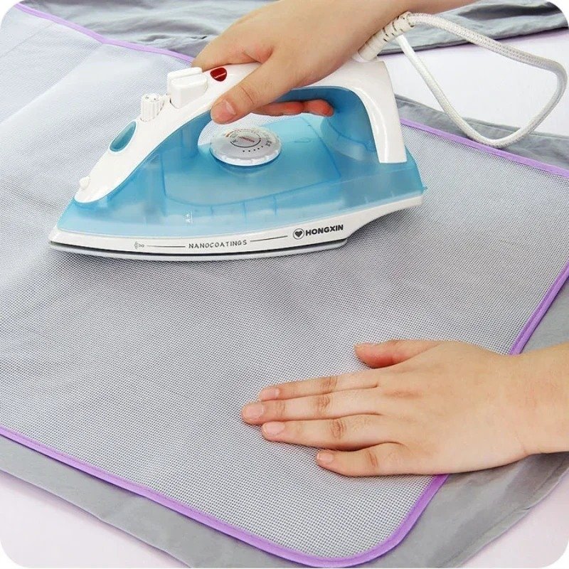Heat resistant ironing cloth Reusable Mesh Ironing Pressing Cloth - Protect Delicate Fabrics from Heat and Shine thumbnail 4