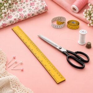 30 cm Wooden Tailor's Ruler for Measuring and Drafting